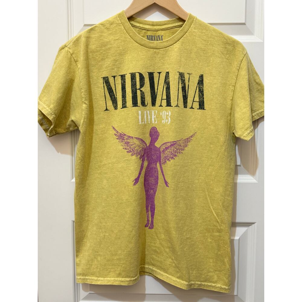 Nirvana Yellow Concert / Band Tee, Women's Size M